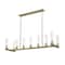 Z-Lite Beau 9 Light Island, Rubbed Brass & Clear 3031-9L-RB - alternate 1